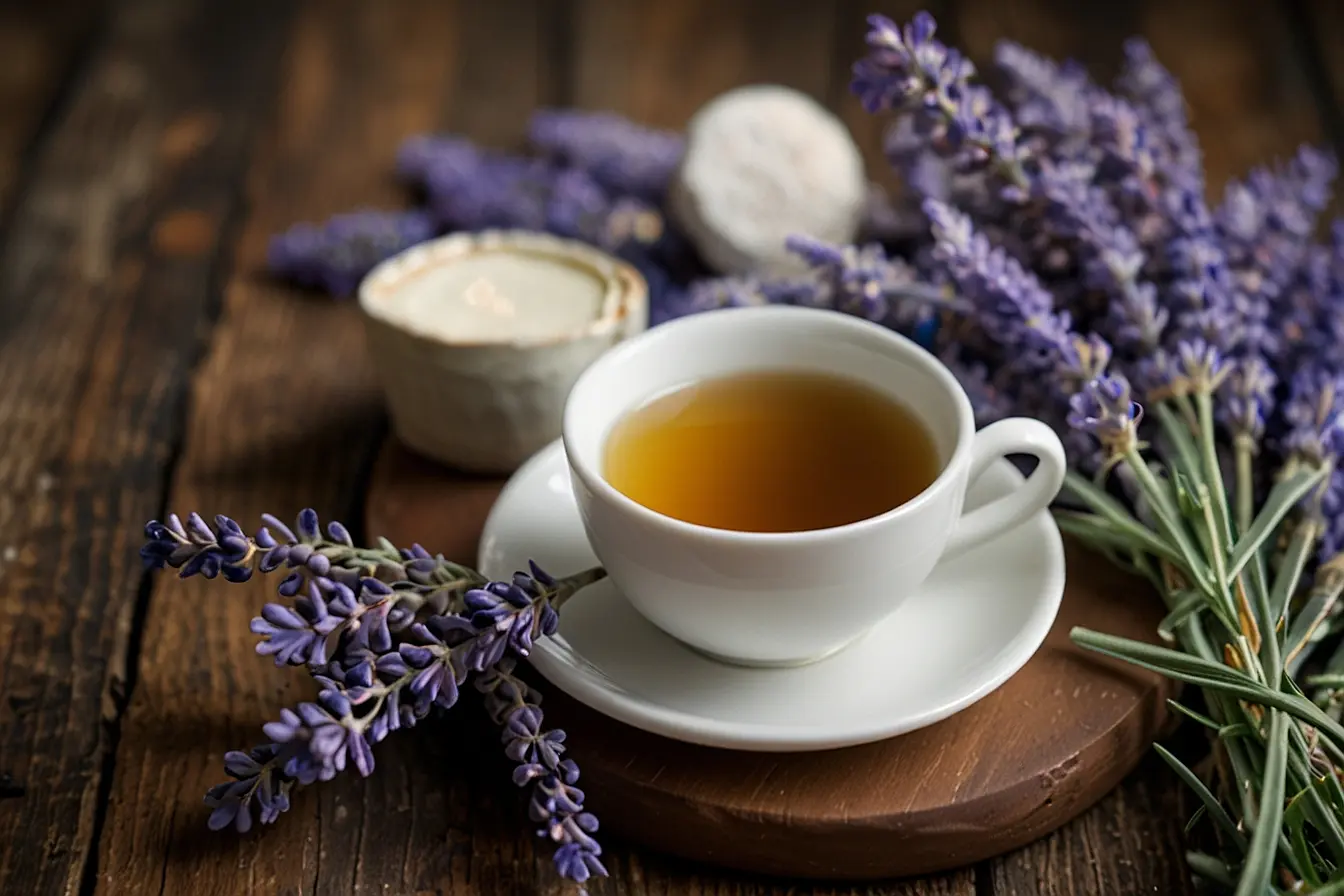  Natural sleep aids including lavender and chamomile tea